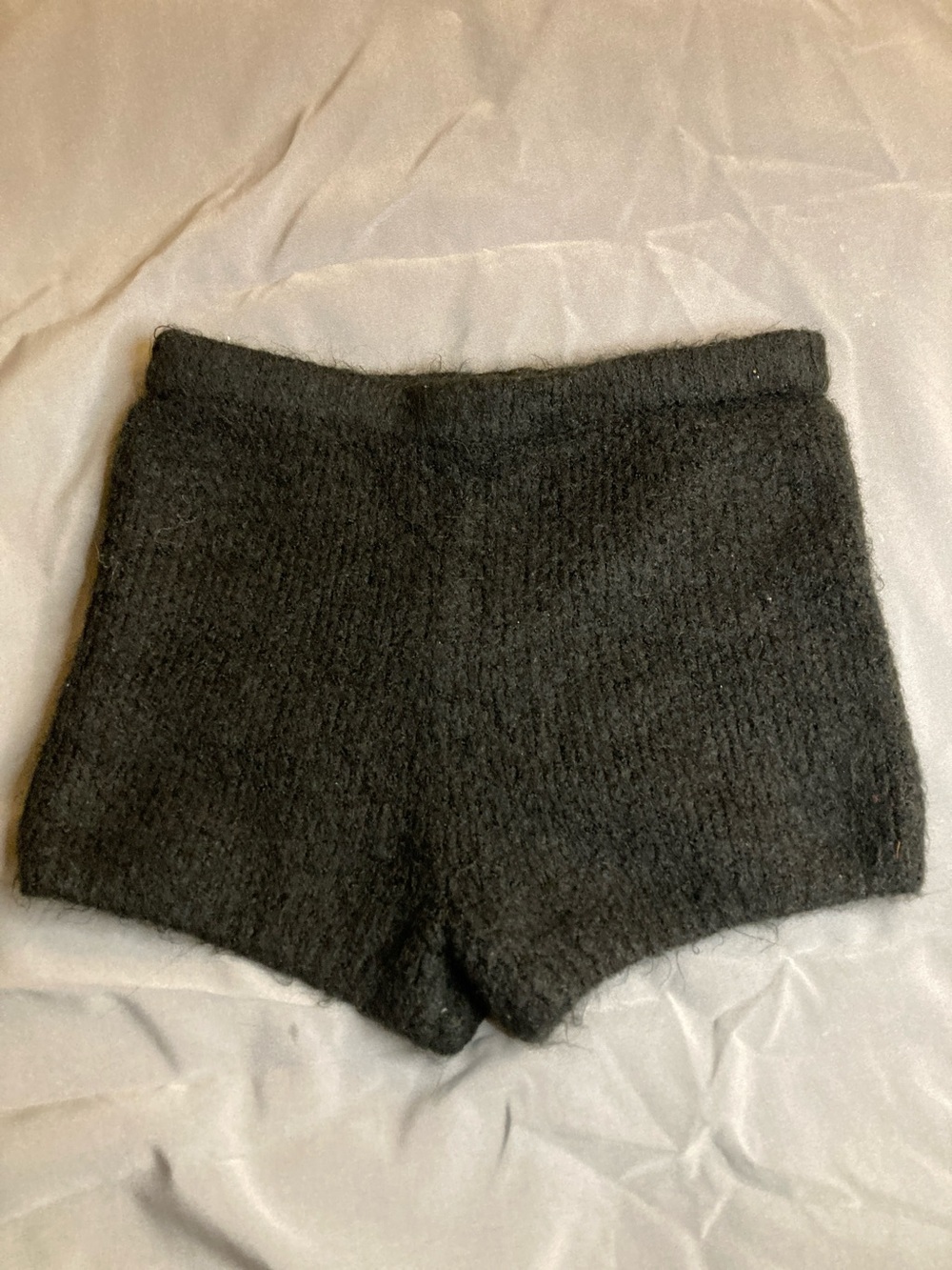Victoria's Secret High-Waist Black Knit Shorts